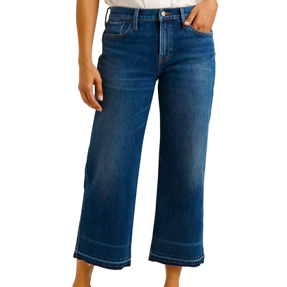 Lucky Brand Mara Cropped Wide Leg Jean with Released Hem—0/25. NWT!